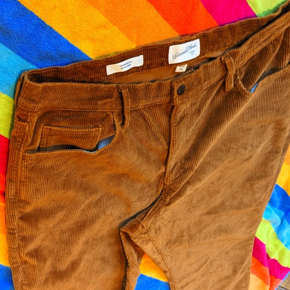 Classic Corduroys, Vintage Bootcut, Size 18/34R
